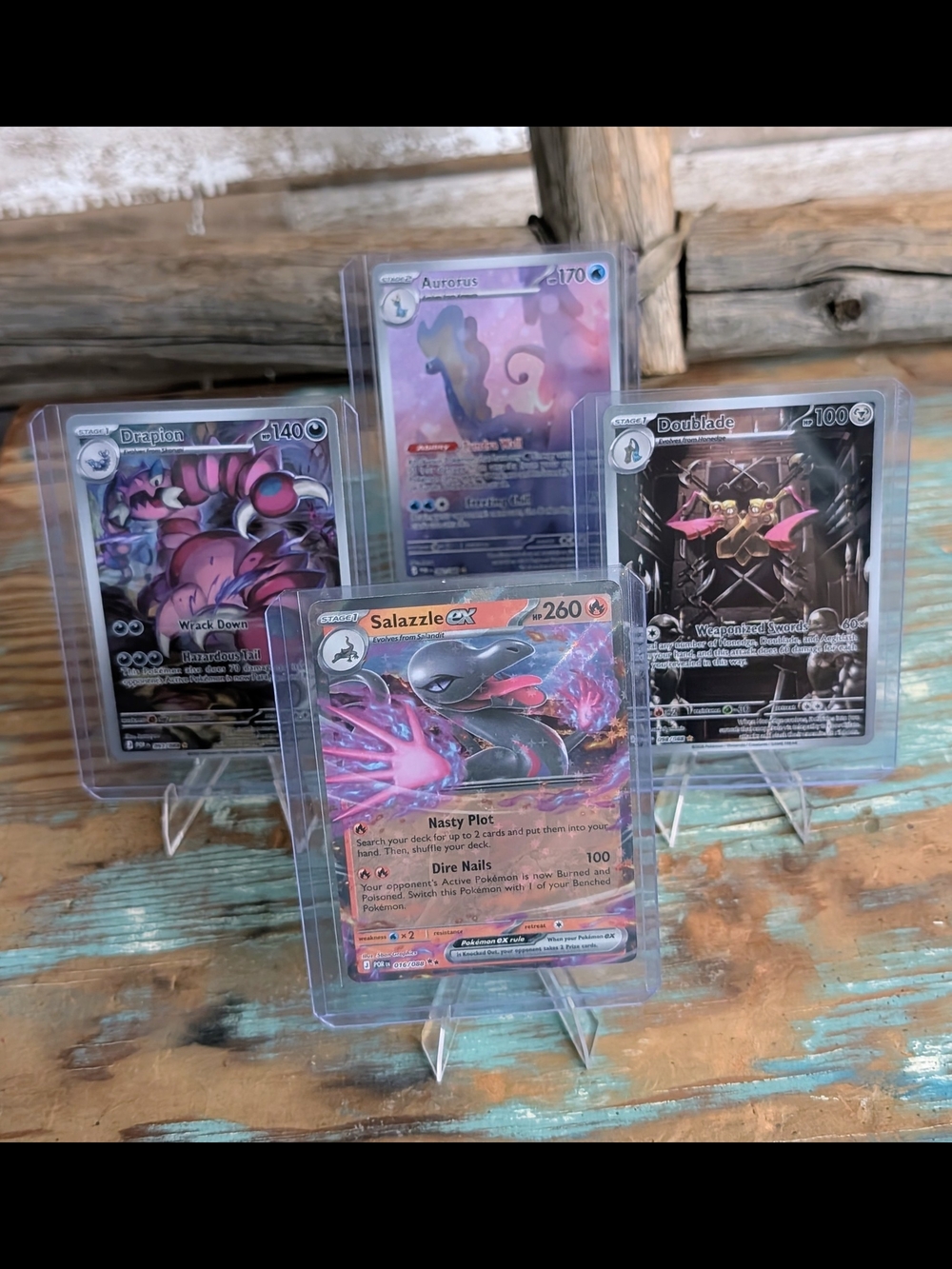 Pokemon Perfect Order Rare Ex Bundle 4 Cards